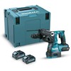 Makita HR002GM202 Perforatorius XGT, 2,9 J, 28mm; 4,1kg, bešepetėlinis variklis, greitojo keitimo griebtuvas, 2X4,0Ah, greitasis kroviklis; AFT; AWS su AWS lustu); AVT; Soft no load; XPT; MAKPAC lagaminas