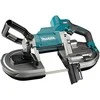 Makita PB002GZ Akumuliatorinis juostinis pjūklas XGT, 127x127 mm, bešepetėlinis variklis, XPT, Be akumuliatorių ir kroviklio!