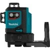 Makita Akumuliatorinis 360° CXT® lazerinis nivelyras SK700D 12Vmax • Raudono spindulio • 25 m