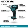 Makita TW161DZ Akumuliatorinis smūginis veržliasukis, 1/2", 12V MAX, 165 Nm, BL-motor, Be akumuliatorių ir kroviklio!