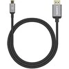 USB kabelis Manhattan USB-C - HDMI 1 m Juodas (153591)