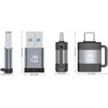 MANHATTAN 2 dalių rinkinys: TYPE-C į USB-A ir USB-A į TYPE-C adapteriai, 356329
