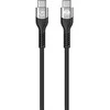 Kabelis USB Manhattan USB-C - USB-C 2 m Juodas (356367)