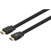 Manhattan plokšti HDMI kabeliai su Ethernet kanalu 4K@60Hz 5m