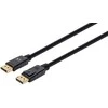 MANHATTAN 8K@60Hz DisplayPort DP 1.4 Cable, 3.0m, Palaiko 4K@144Hz, HDR, Paauksuoti kontaktai, juodas, 355582
