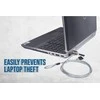 Intracom MANHATTAN Mobile Security Lock Rakto užraktas 1,4m 4,6ft. Skaidri PVC striukė