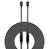 Kabelis USB Manhattan USB-C - USB-C 5 m Juodas (355971)