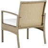 Beliani Shumee Rattan Garden rinkinys 4 asmuo šviesiai rudos spalvos MARSALA