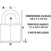 Master Lock Spynelė MasterLock Stand; 70 mm