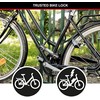 Master Lock U-Lock plieno 13 mm su laikikliu 8195EURDPRO