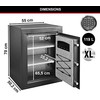 MasterLock Master Lock Digital XL Seifas aukštai saugumui T8-331ML