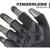 Mechanix Wear Bepirštės Pirštinės Mechanix M-Pact® FINGERLESS XL dydis. Velcro, TrekDry®, dirbtinė oda, delno, krumplių, pirštų apsauga