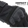Mechanix Wear Pirštinės Mechanix M-Pact® 3 Covert juodos M dydis. Velcro, TrekDry®, dirbtinė oda, delno, krumplių, Armortex®, pirštų apsauga, D30® apsauga nuo vibracijos