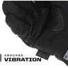 Mechanix Wear Pirštinės Mechanix M-Pact® 3 Covert juodos M dydis. Velcro, TrekDry®, dirbtinė oda, delno, krumplių, Armortex®, pirštų apsauga, D30® apsauga nuo vibracijos