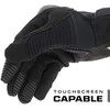 Mechanix Wear Pirštinės Mechanix M-Pact® 3 Covert juodos M dydis. Velcro, TrekDry®, dirbtinė oda, delno, krumplių, Armortex®, pirštų apsauga, D30® apsauga nuo vibracijos