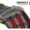 Mechanix Wear Pirštinės Mechanix M-Pact® 52 juodos/raudonos S dydis. Velcro, TrekDry®, dirbtinė oda, delno, krumplių, Armortex®, pirštų apsauga, D30® apsauga nuo vibracijos