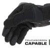 Mechanix Wear Pirštinės Mechanix M-Pact® 3 Covert juodos XL dydis. Velcro, TrekDry®, dirbtinė oda, delno, krumplių, Armortex®, pirštų apsauga, D30® apsauga nuo vibracijos