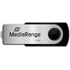 Pendrive MediaRange MR910-3 16GB Juodas, Sidabrinė