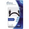 USB kabelis MediaRange USB-A - USB-C 1.2 m Juodas (MRCS160)