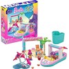 Mega Bloks Mattel 121 dalių MEGA Barbie spalvų atskleidimo blokeliai Nuotykių su delfinais už5425