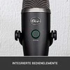 Blue Logitech G Mėlyna Yeti Nano (juodas) kondensatorinis mikrofonas