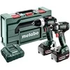 METABO.Rinkinys COMBO 18V 2.9.3 (BS 18 LT BL + SSW 18 LT 300 BL) 2x5,2Ah METABOX