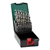 Grąžtas Grąžtų rinkinys metalui Metabo HSS-G SP; 1 - 13 mm; 25 vnt.