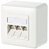 METZ CONNECT C6Amodul 3 port 180° modulis AP, grynai baltas