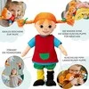 PIPPI Pliušinė Pepė Ilgakojinė, 40 cm