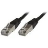 MicroConnect RJ-45 / RJ-45 cat.6 3m Juoda (SSTP603S)