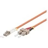 „MicroConnect Microconnect 2m LC-SC UPC LSZH optinis kabelis OM2 Oranžinė“