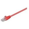 MicroConnect RJ- 45 / RJ- 45 kt.5E U / UTP Raudona 0,25m (B-UTP50025R)