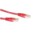 MicroConnect U / UTP CAT6 5M Raudona PVC