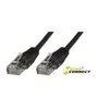 MicroConnect CAT 6 U / UTP 20m PVC juodas (B-UTP620S) kabelis