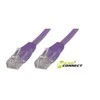 MicroConnect RJ-45/RJ-45 kat.6 3m Violetinis (UTP603P)