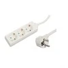 MicroConnect 3 gniazda, 3m, balta