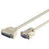 „MicroConnect DB-9“ – DB-25, 3m, „Pilka“ (IBM029)