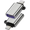 USB adapteris MicroConnect Žaibas - USB Sidabrinis (Lightning- USB3.0 adapteris)