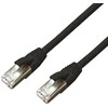 MicroConnect CAT6A S / FTP 10m Juodas LSZH