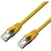 MicroConnect CAT6A S / FTP 10m geltonasis LSZH