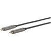 USB kabelis MicroConnect USB-C - USB-C 15 m juodas (MC-USB3.1C15OP)