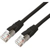 MicroConnect CAT6A UTP 2m Juodas LSZH