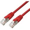 MicroConnect CAT6A UTP 20m Raudona LSZH