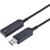 Kabelis USB MicroConnect USB-A - USB-A 20 m Juodas (USB3.0AAF20AOP)