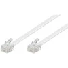 „MicroConnect“ „Microconnect MPK191W“ telefono kabelis, 15 m, baltas