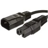 Maitinimo kabelis MicroConnect Jumper Cable C14 - C15 1m