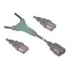 Maitinimo kabelis MicroConnect C13x2 - C14, 1,8m (PE061318)