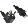 Maitinimo kabelis MicroConnect DK EDB - C5, 3m, juodas (PE120830)