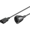 MicroConnect Maitinimo laidas C14 -Schuko M-F maitinimo laidas