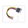 MicroConnect Molex - SATA, 0,2m, Multicolor (PI01082)